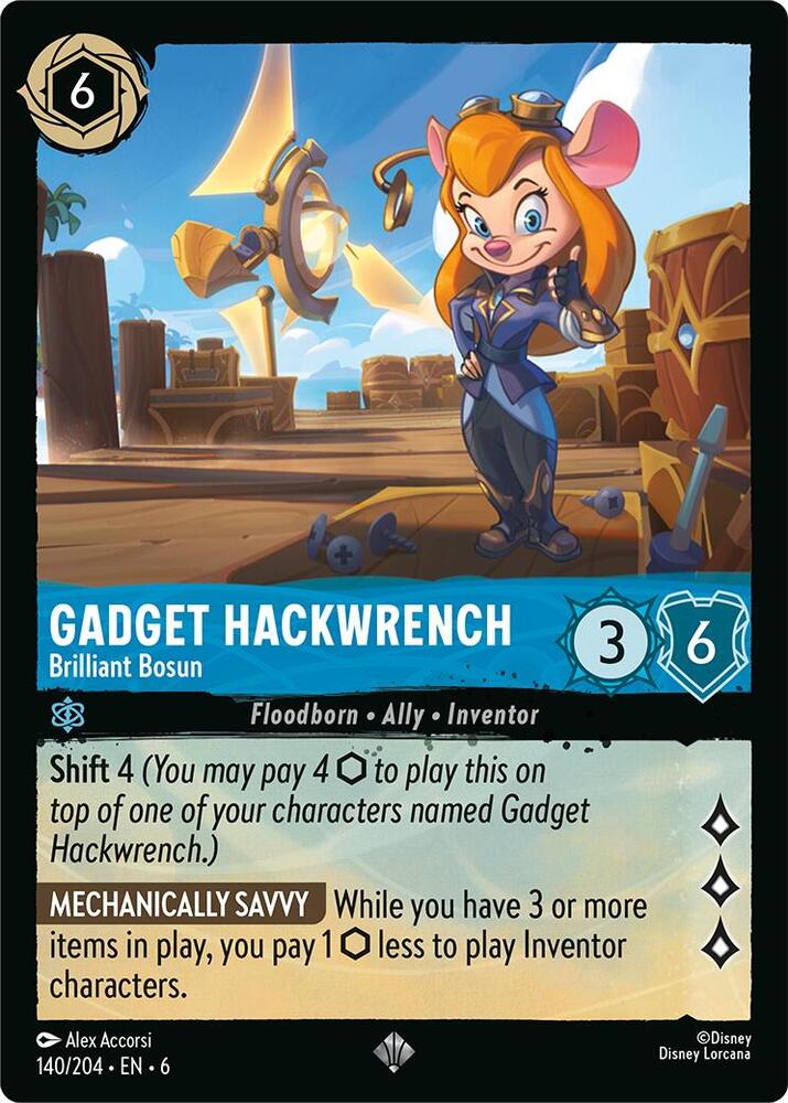 Gadget Hackwrench Brilliant Bosun 140/204 (Azurite Sea)  - Cold Foil