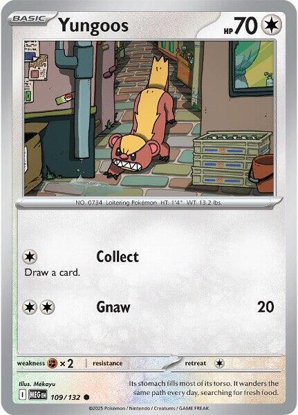 Yungoos 109/132 (ME01: Mega Evolution) 