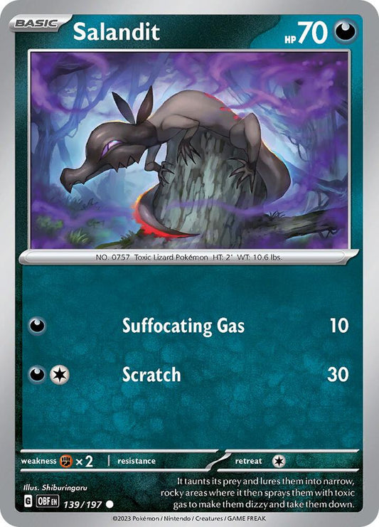 Salandit 139/197 (SV03: Obsidian Flames) 