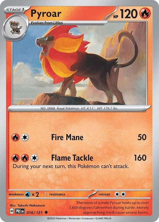 Pyroar 016/131 (SV: Prismatic Evolutions) 
