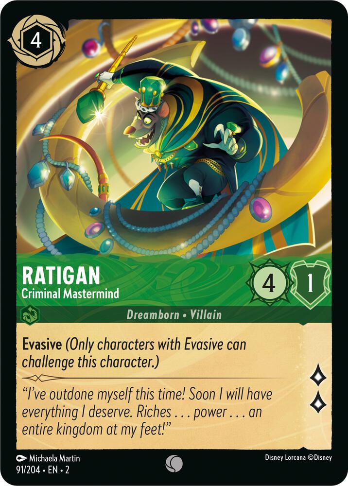 Ratigan, Criminal Mastermind 91/204 (Rise of the Floodborn) 