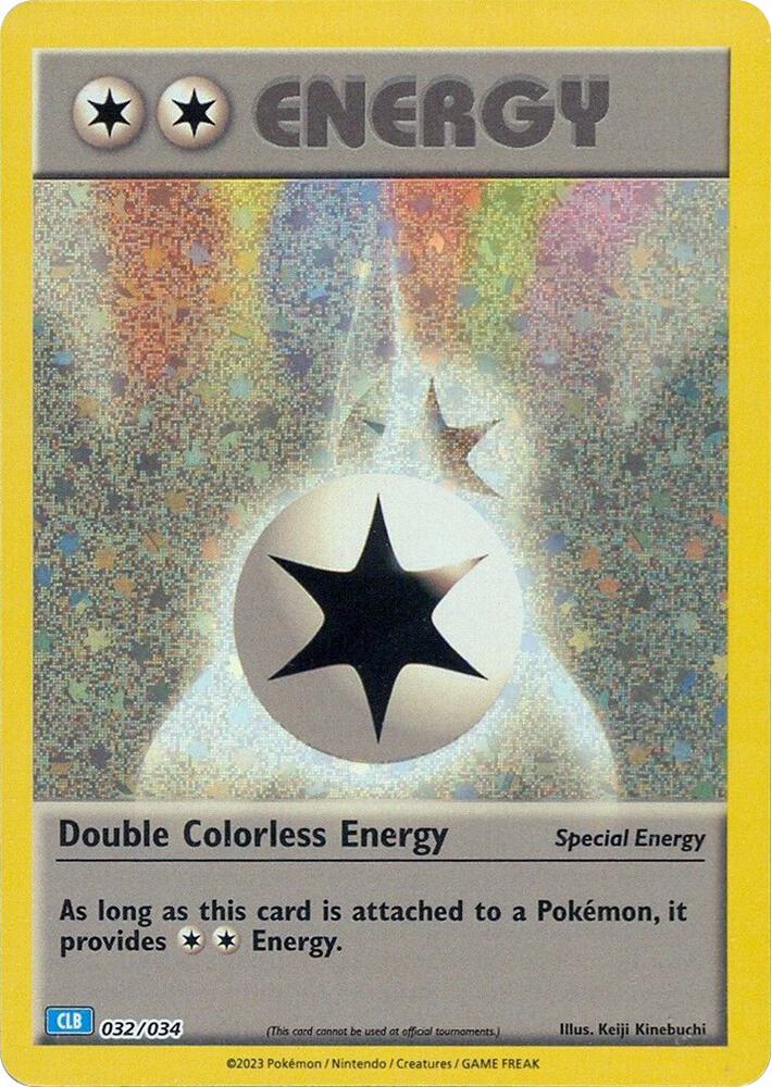 Double Colorless Energy CLB 032/034 (Trading Card Game Classic)  - Holofoil