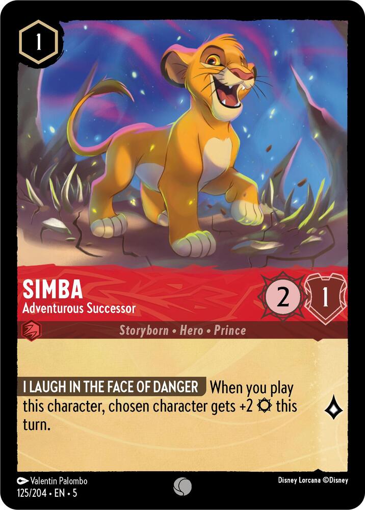 Simba, Adventurous Successor 125/204 (Shimmering Skies) 