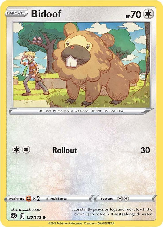 Bidoof 120/172 (SWSH09: Brilliant Stars) 