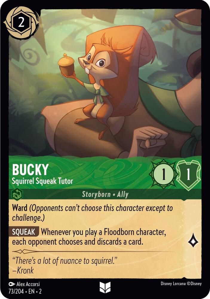 Bucky, Squirrel Squeak Tutor 73/204 (Rise of the Floodborn) 