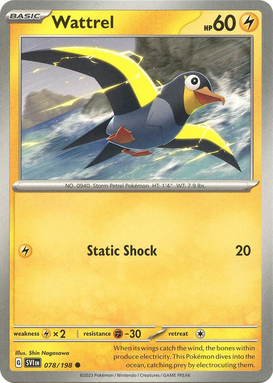 Wattrel 078/198 (SV01: Scarlet & Violet Base Set) 