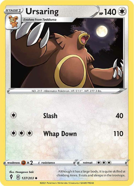 Ursaring 127/203 (SWSH07: Evolving Skies) 