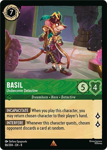 Basil Undercover Detective 86/204 (Reign of Jafar) 