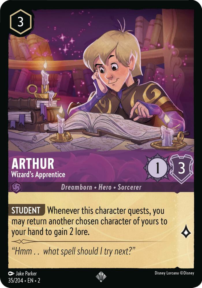 Arthur Wizard's Apprentice 35/204 (Rise of the Floodborn) 