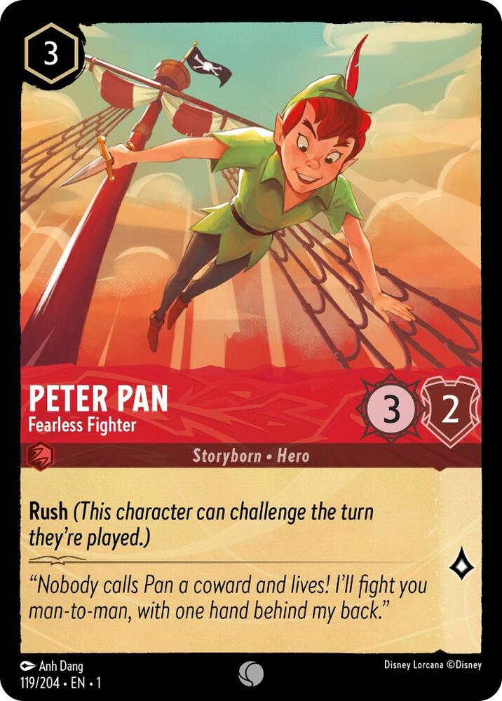 Peter Pan Fearless Fighter 119/204 (The First Chapter) 