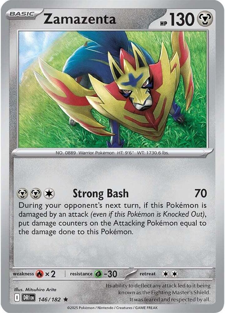 Zamazenta  146/182 (SV10: Destined Rivals)  - Holofoil