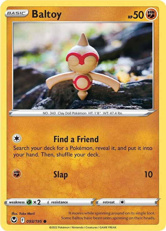 Baltoy 093/195 (SWSH12: Silver Tempest) 