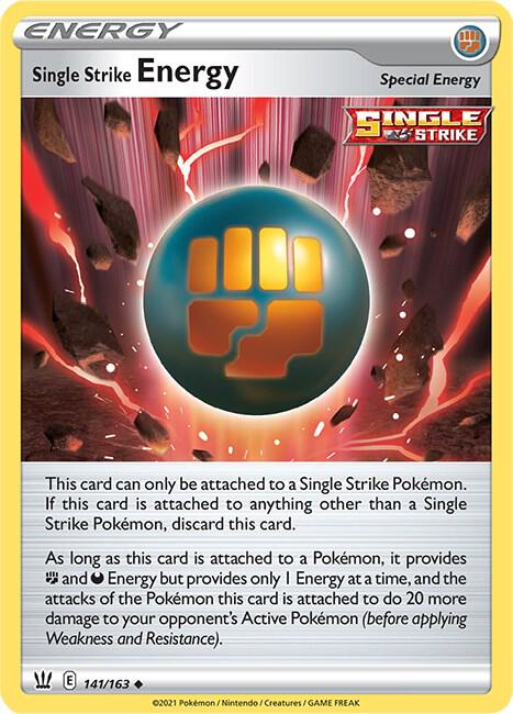 Single Strike Energy 141/163 (SWSH05: Battle Styles) 