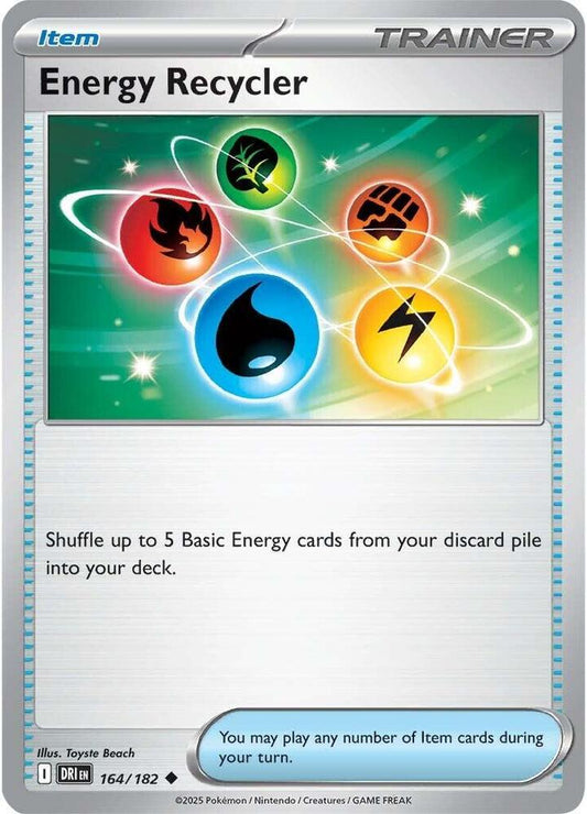Energy Recycler 164/182 (SV10: Destined Rivals) 