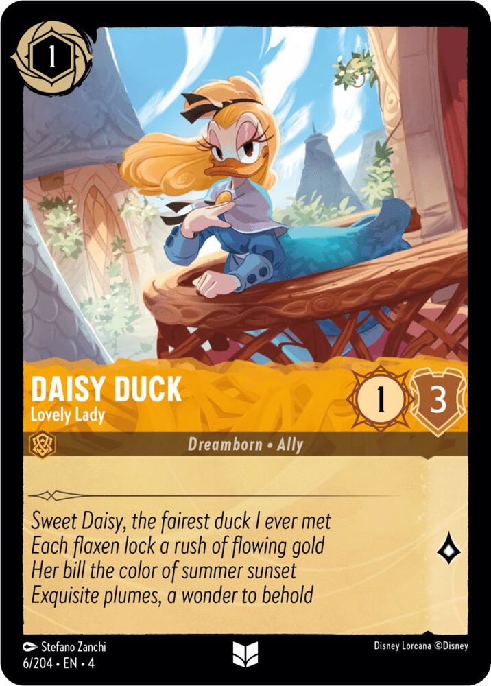 Daisy Duck, Lovely Lady 6/204 (Ursula's Return)  - Cold Foil