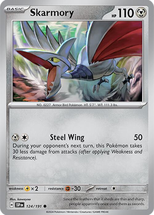 Skarmory 124/191 (SV08: Surging Sparks) 
