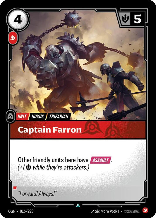 Captain Farron 15/298 (Origins)  - Foil