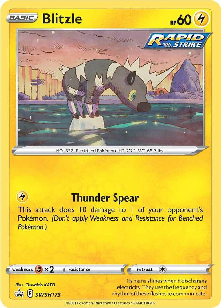 Blitzle SWSH173 (SWSH: Sword & Shield Promo Cards)  - Holofoil
