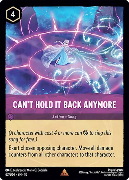 Can't Hold It Back Anymore 62/204 (Whispers in the Well)  - Cold Foil