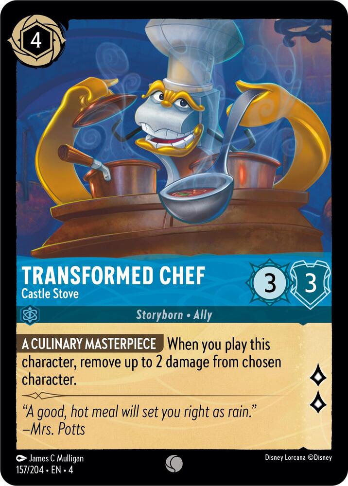 Transformed Chef Castle Stove 157/204 (Ursula's Return) 