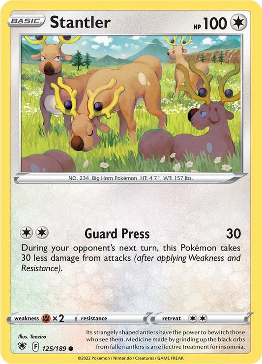 Stantler 125/189 (SWSH10: Astral Radiance) 
