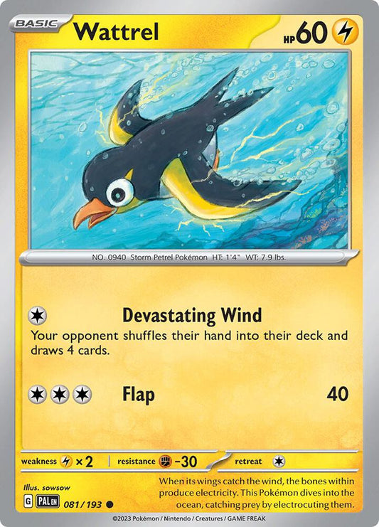 Wattrel 081/193 (SV02: Paldea Evolved) 
