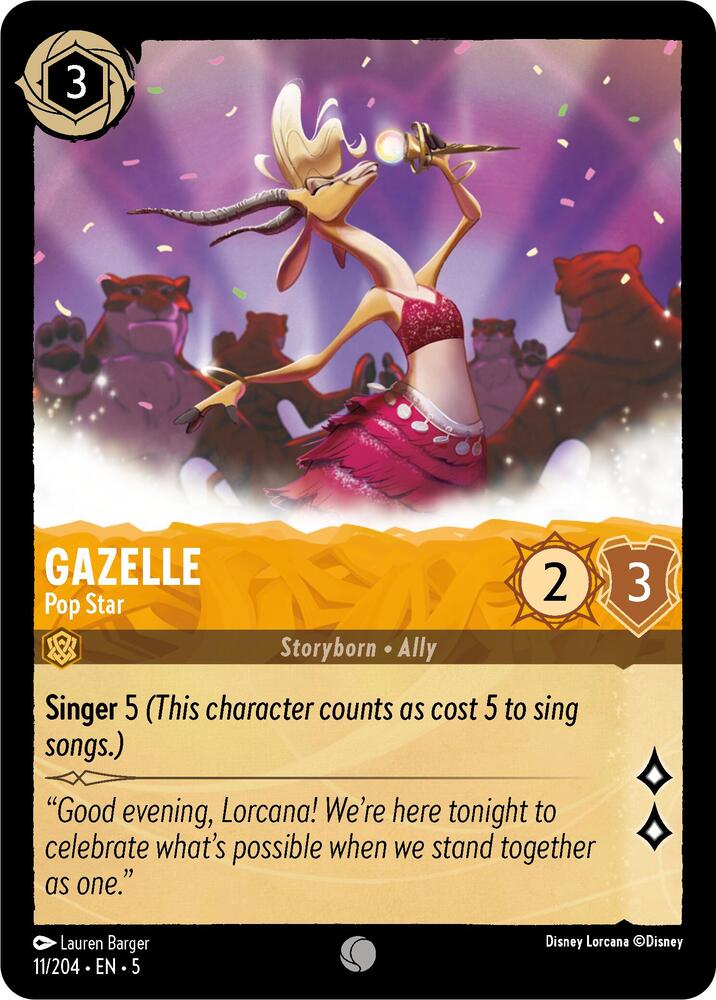 Gazelle Pop Star 11/204 (Shimmering Skies) 
