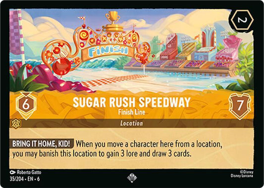 Sugar Rush Speedway, Finish Line 35/204 (Azurite Sea) 