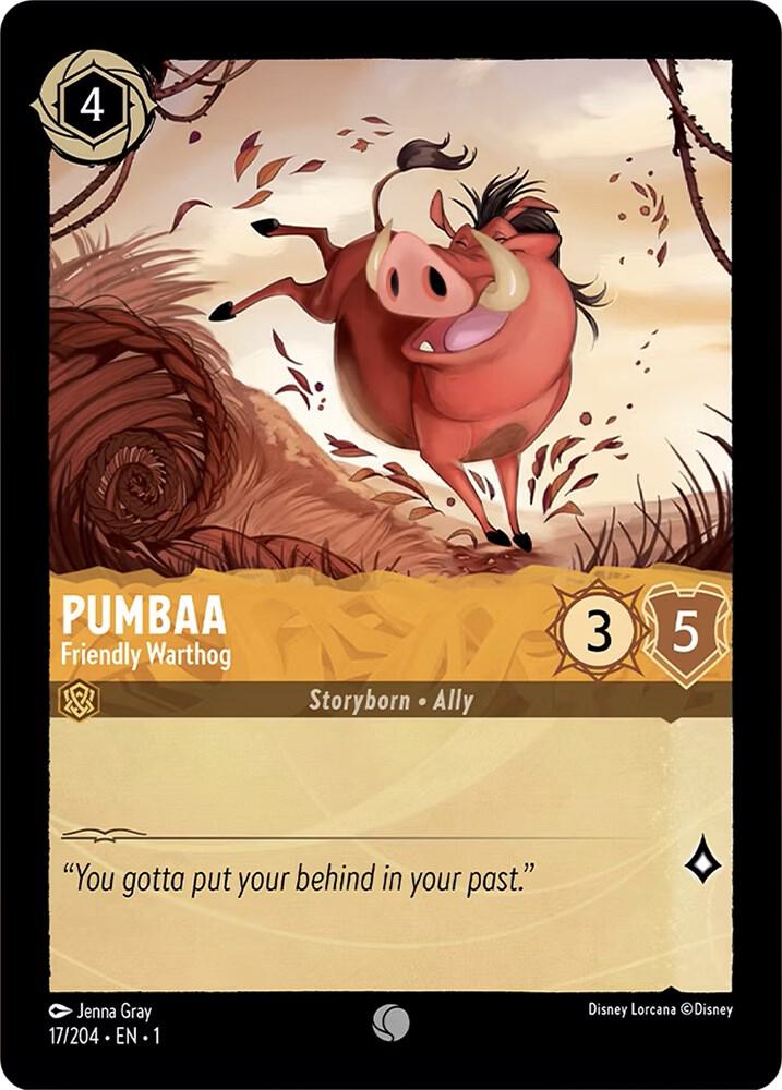 Pumbaa Friendly Warthog 17/204 (The First Chapter) 