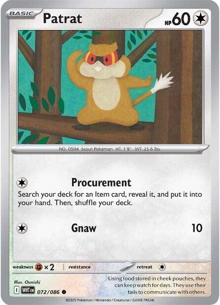 Patrat 072/086 (SV: White Flare) 