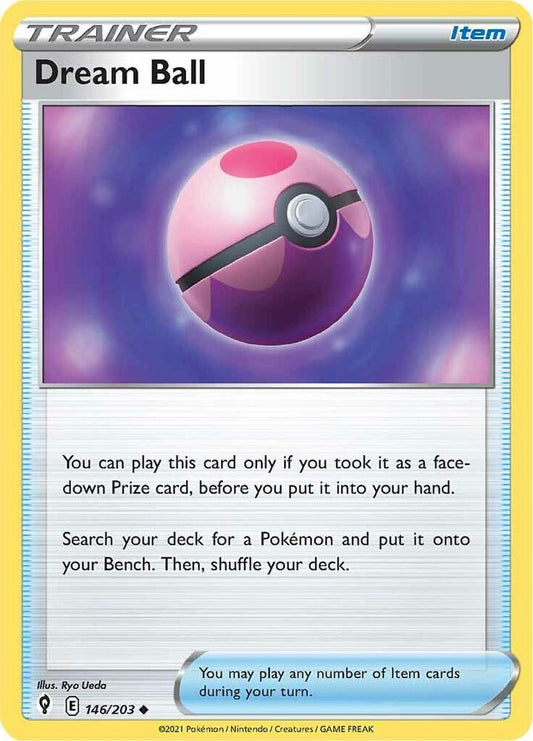 Dream Ball 146/203 (SWSH07: Evolving Skies) 