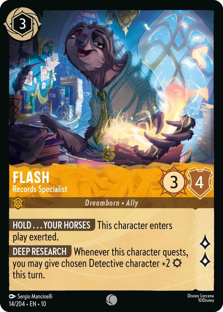 Flash Records Specialist 14/204 (Whispers in the Well)  - Cold Foil