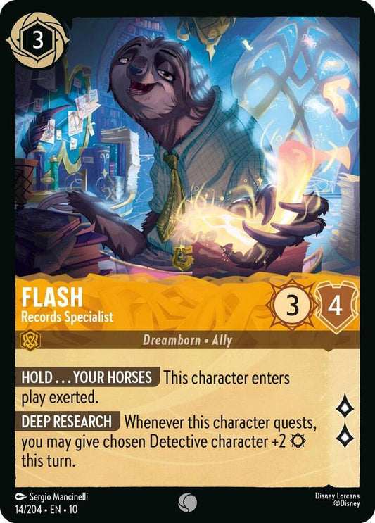 Flash Records Specialist 14/204 (Whispers in the Well)  - Cold Foil