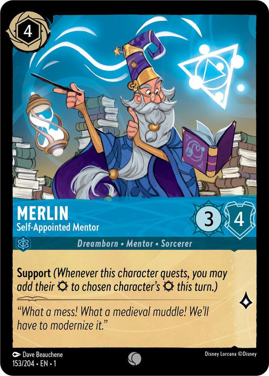 Merlin, Self Appointed Mentor 153/204 (The First Chapter)  - Cold Foil