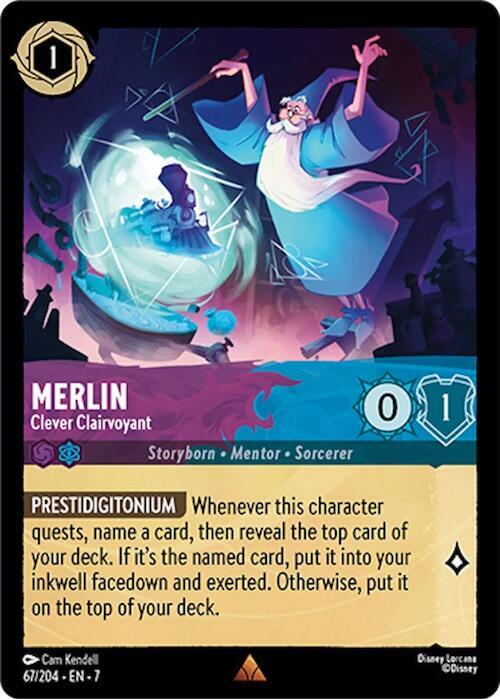 Merlin Clever Clairvoyant 67/204 (Archazia's Island) 