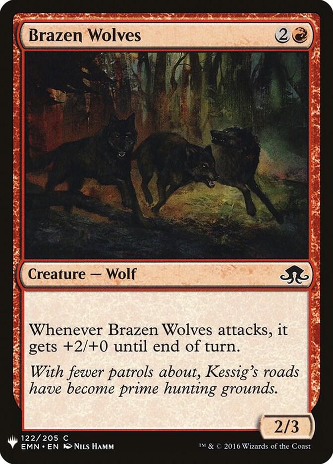 Brazen Wolves 122 (The List Reprints) 