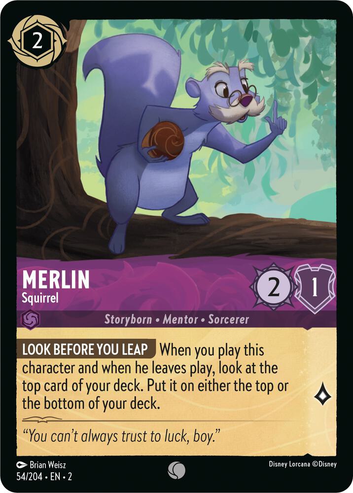 Merlin, Squirrel 54/204 (Rise of the Floodborn)  - Cold Foil