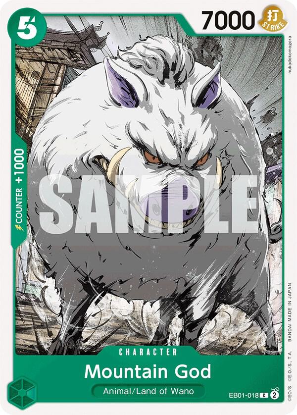 Mountain God EB01-018 (Extra Booster: Memorial Collection) 