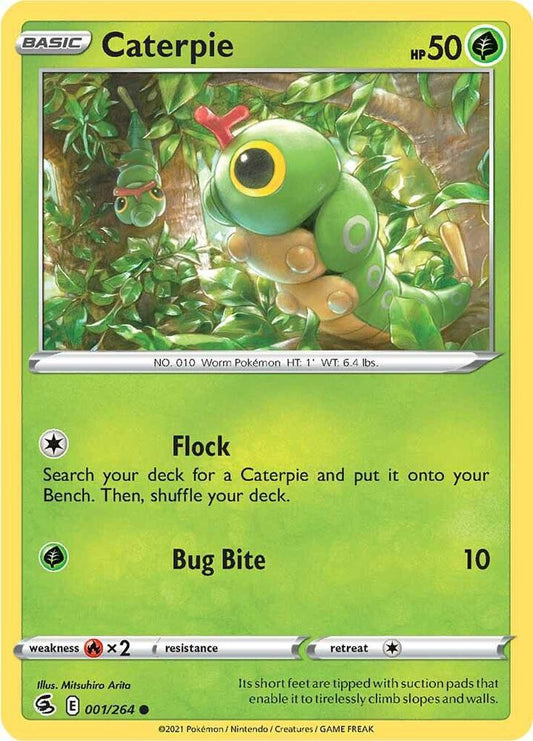 Caterpie 001/264 (SWSH08: Fusion Strike) 