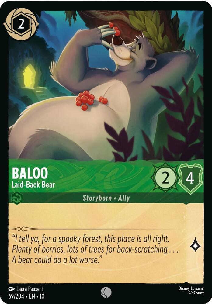 Baloo, Laid Back Bear 69/204 (Whispers in the Well) 