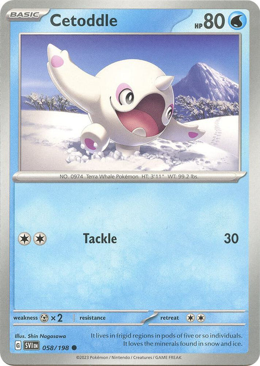 Cetoddle 058/198 (SV01: Scarlet & Violet Base Set) 