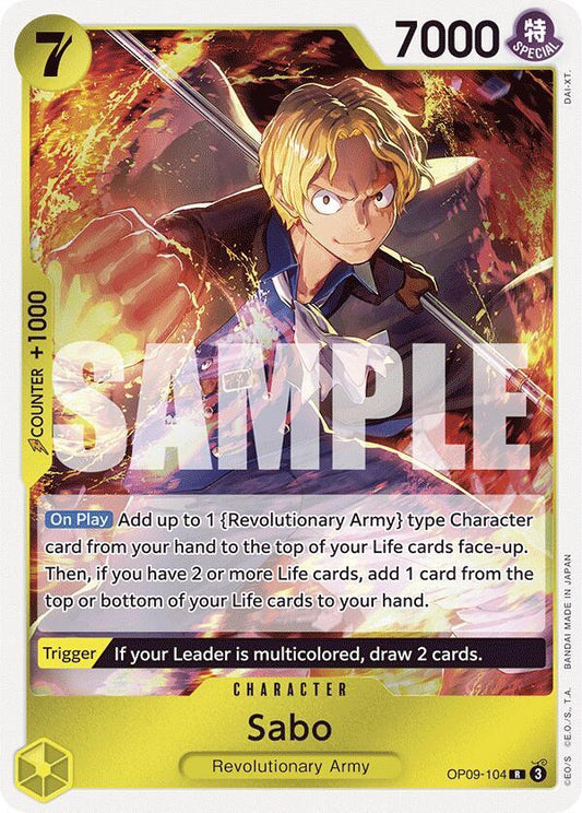 Sabo OP09-104 (Emperors in the New World)  - Foil