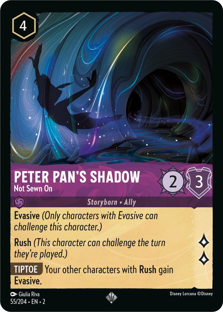 Peter Pans Shadow Not Sewn On 55/204 (Rise of the Floodborn) 