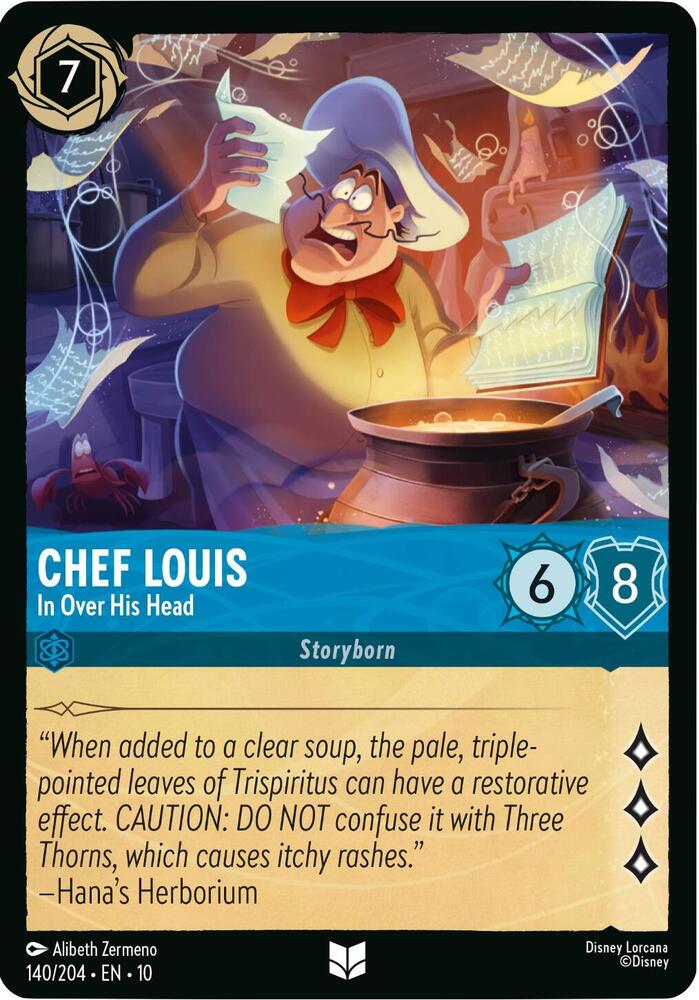 Chef Louis In Over His Head 140/204 (Whispers in the Well) 