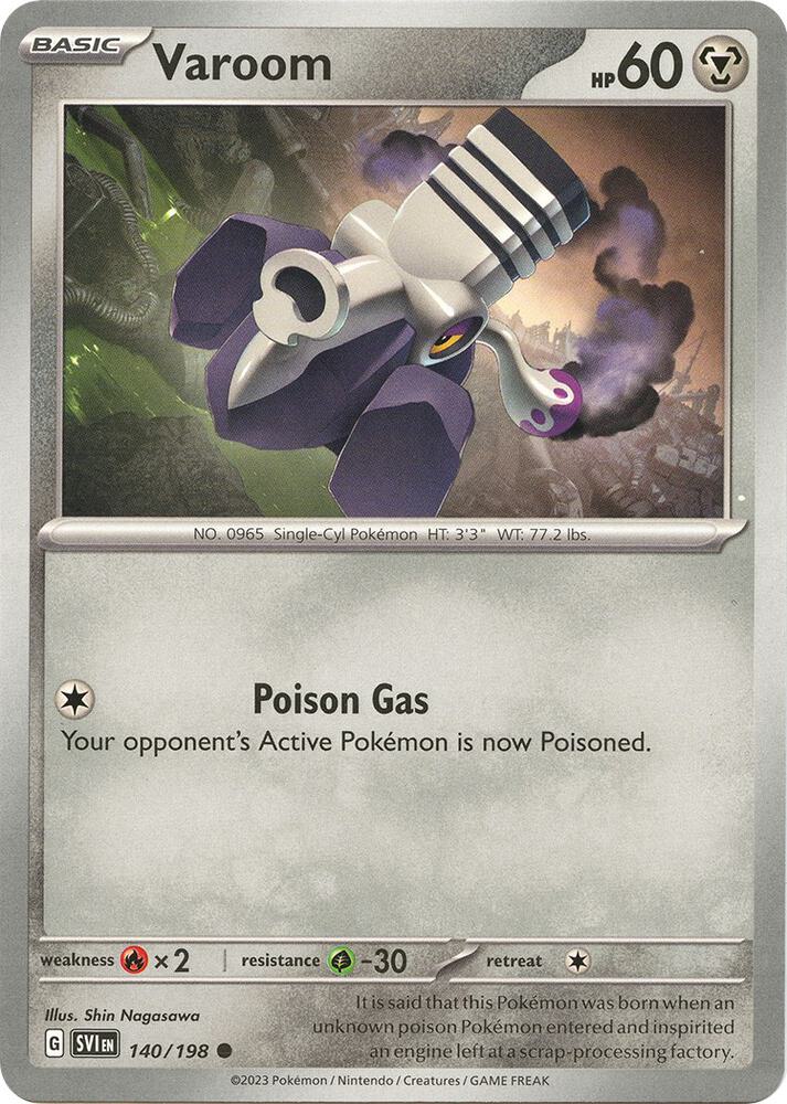 Varoom 140/198 (SV01: Scarlet & Violet Base Set) 