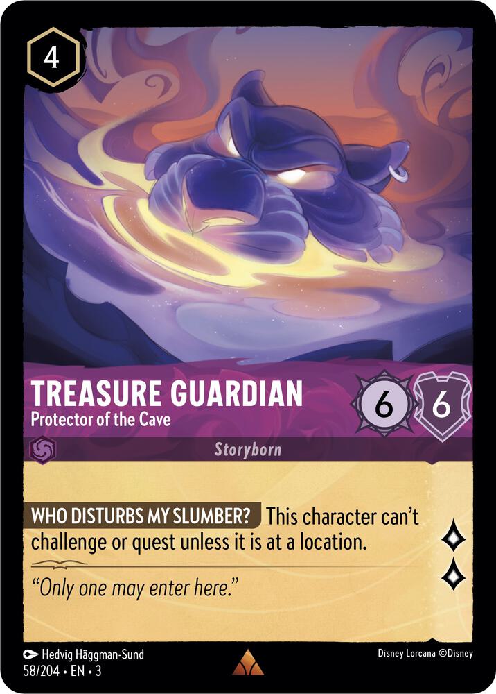 Treasure Guardian, Protector of the Cave 58/204 (Into the Inklands) 