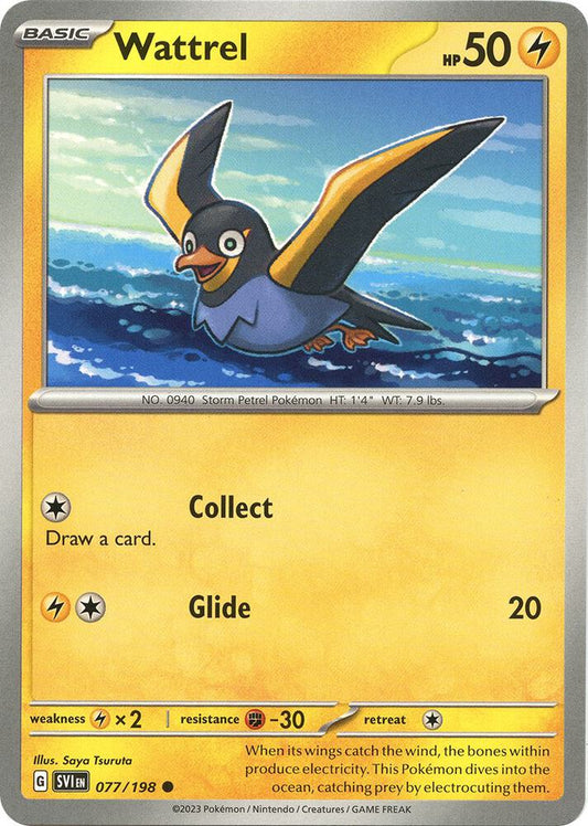Wattrel 077/198 (SV01: Scarlet & Violet Base Set) 