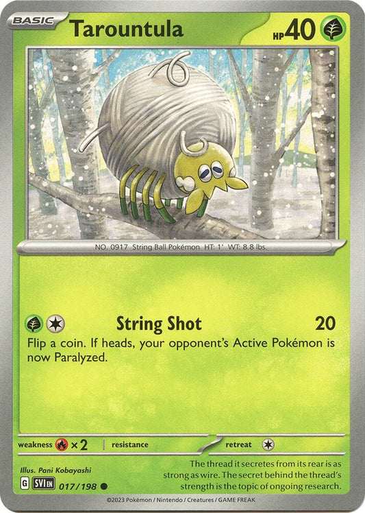 Tarountula 017/198 (SV01: Scarlet & Violet Base Set) 