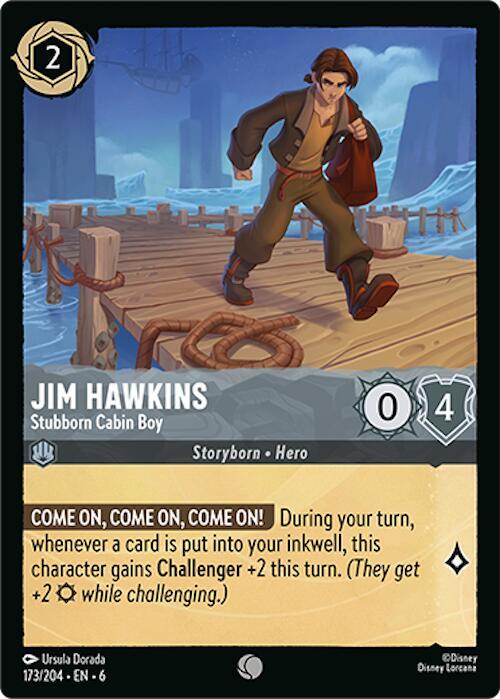Jim Hawkins Stubborn Cabin Boy 173/204 (Azurite Sea) 