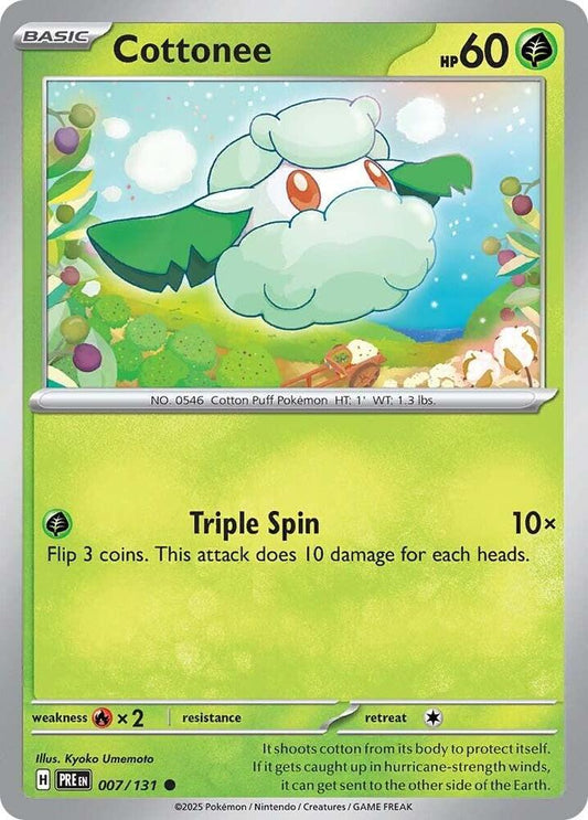 Cottonee 007/131 (SV: Prismatic Evolutions) 